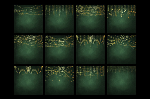 Gold bokeh lights in Patterns - product preview 1