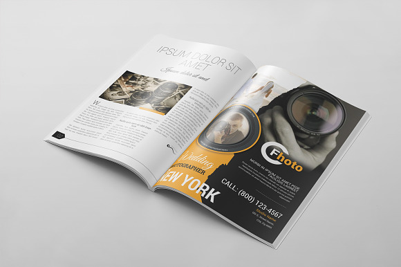 Magazine Template 51 in Magazine Templates - product preview 4