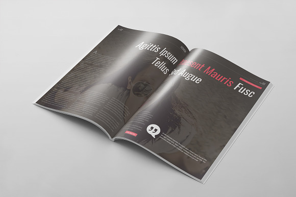 Magazine Template 53 in Magazine Templates - product preview 4