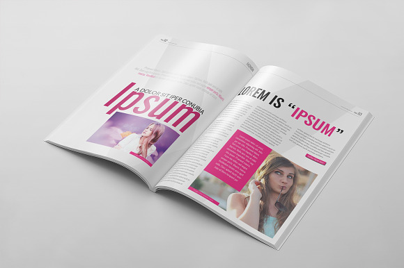 Magazine Template 53 in Magazine Templates - product preview 7