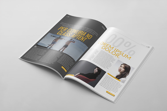 Magazine Template 53 in Magazine Templates - product preview 9