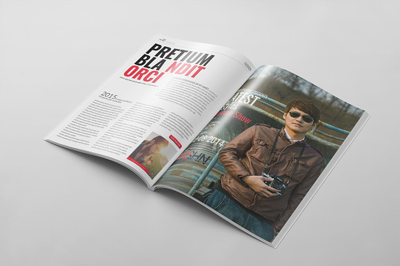 Magazine Template 53 in Magazine Templates - product preview 11