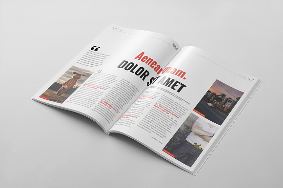 Magazine Template 54 in Magazine Templates - product preview 4