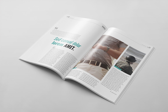Magazine Template 54 in Magazine Templates - product preview 9