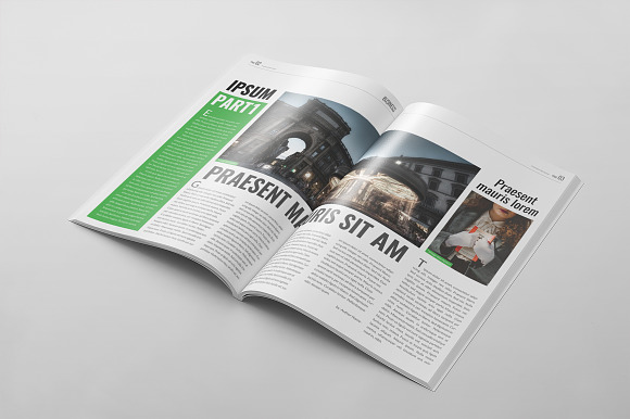 Magazine Template 54 in Magazine Templates - product preview 10