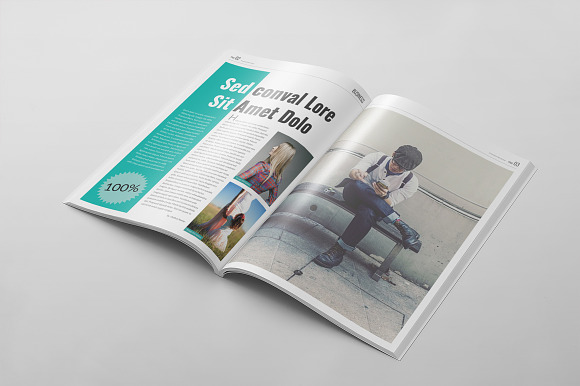 Magazine Template 54 in Magazine Templates - product preview 12