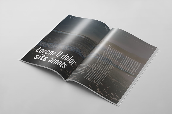 Magazine Template 54 in Magazine Templates - product preview 13