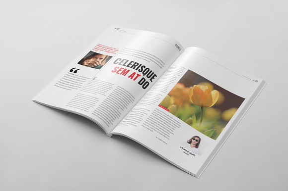 Magazine Template 54 in Magazine Templates - product preview 14