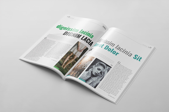 Magazine Template 54 in Magazine Templates - product preview 15
