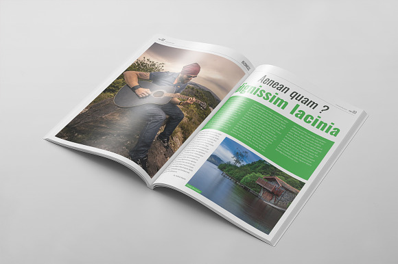 Magazine Template 54 in Magazine Templates - product preview 16