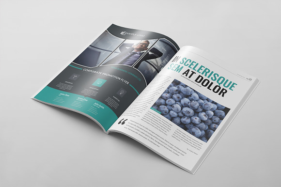 Magazine Template 54 in Magazine Templates - product preview 17