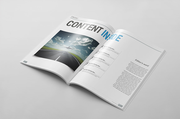 Magazine Template 55 in Magazine Templates - product preview 1