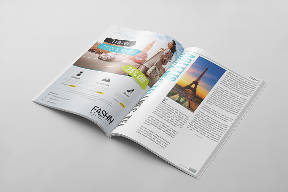 Magazine Template 55 in Magazine Templates - product preview 7