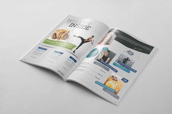 Magazine Template 56 in Magazine Templates - product preview 2