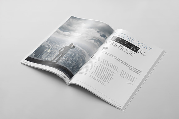 Magazine Template 56 in Magazine Templates - product preview 4