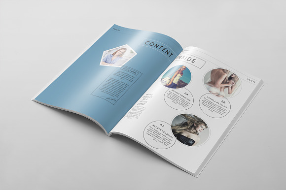 Magazine Template 57 in Magazine Templates - product preview 1