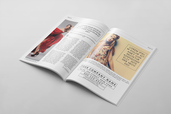 Magazine Template 57 in Magazine Templates - product preview 9