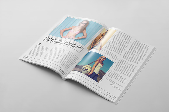 Magazine Template 58 in Magazine Templates - product preview 3