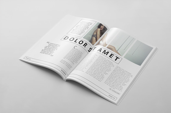 Magazine Template 58 in Magazine Templates - product preview 9