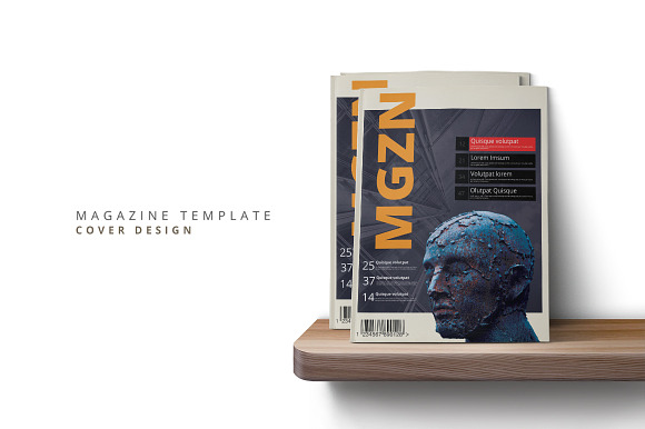 Magazine Template 60 in Magazine Templates - product preview 1