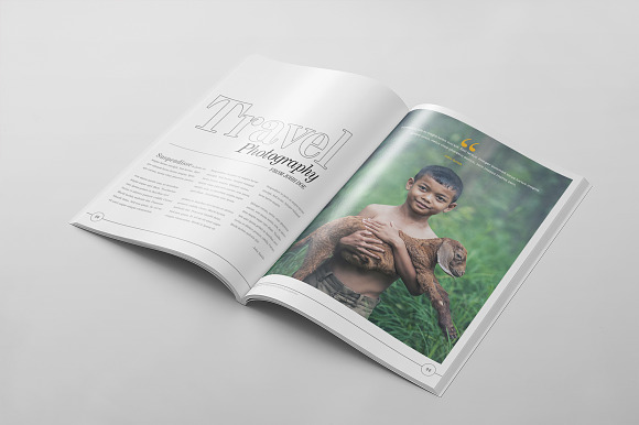 Magazine Template 61 in Magazine Templates - product preview 7