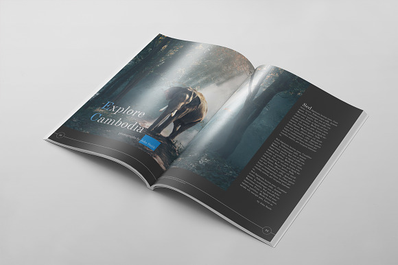 Magazine Template 61 in Magazine Templates - product preview 10