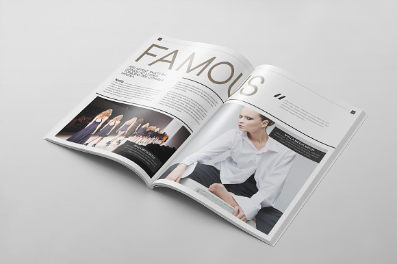 Magazine Template 62 in Magazine Templates - product preview 7