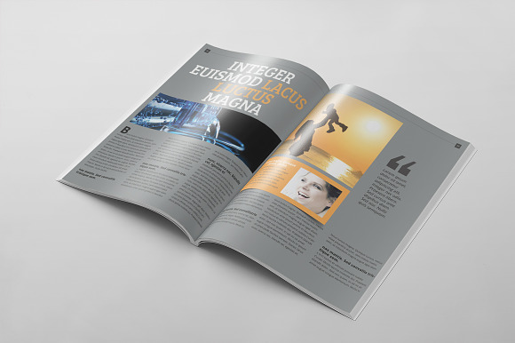 Magazine Template 63 in Magazine Templates - product preview 8
