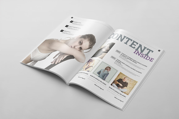 Magazine Template 63 in Magazine Templates - product preview 9