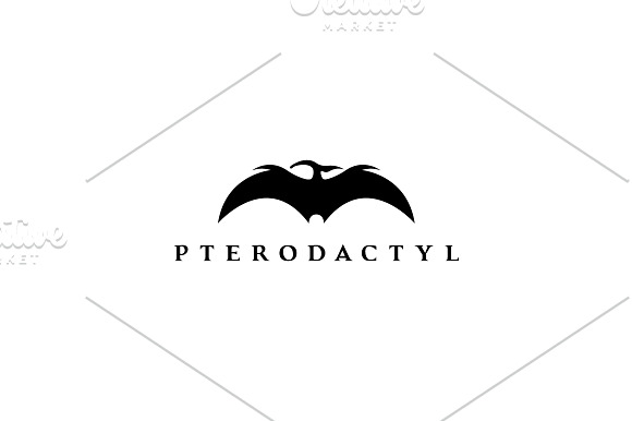 Pterodactyl Logo in Logo Templates - product preview 1