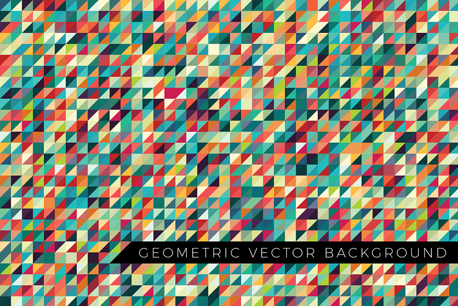 Geometric Pattern (8 Colours) in Patterns - product preview 8