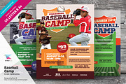 Baseball Camp Flyer Templates