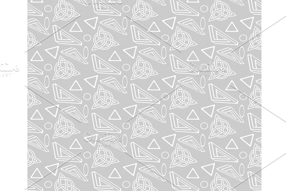 Gray geometric pattern in Patterns - product preview 8
