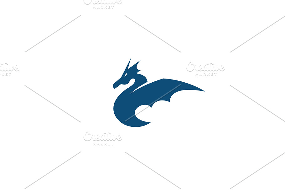 Blue Dragon Logo in Logo Templates - product preview 8