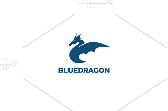 Blue Dragon Logo in Logo Templates - product preview 1