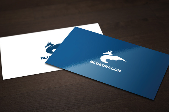 Blue Dragon Logo in Logo Templates - product preview 3