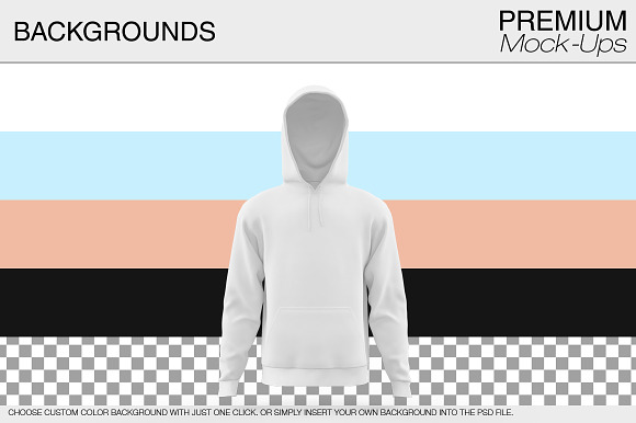Unisex Hoodie Mockup Set in Product Mockups - product preview 2