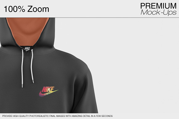 Unisex Hoodie Mockup Set in Product Mockups - product preview 3