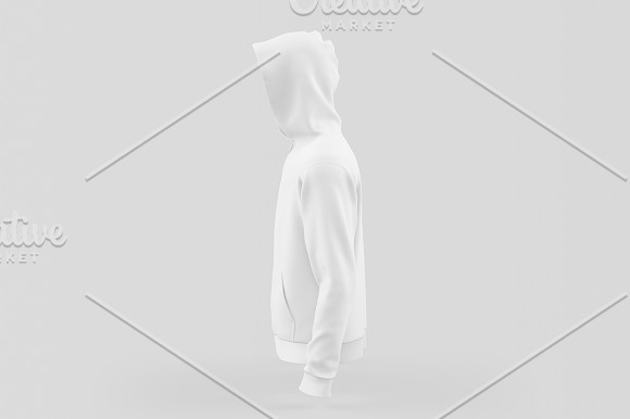 Unisex Hoodie Mockup Set in Product Mockups - product preview 6