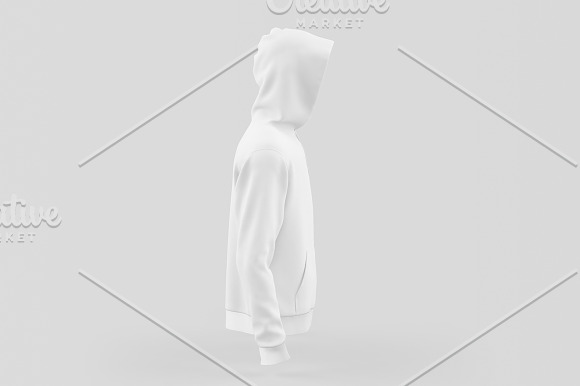 Unisex Hoodie Mockup Set in Product Mockups - product preview 7