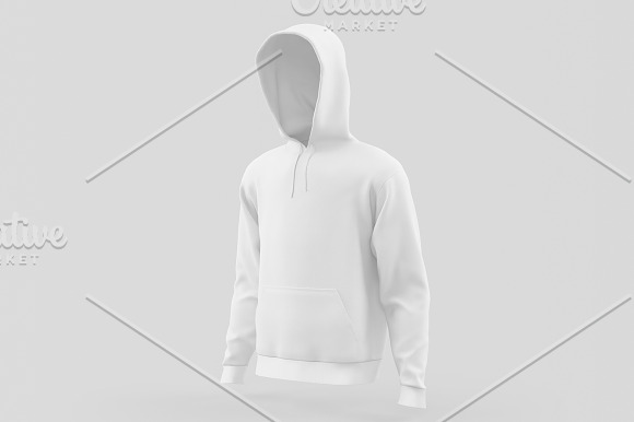 Unisex Hoodie Mockup Set in Product Mockups - product preview 10