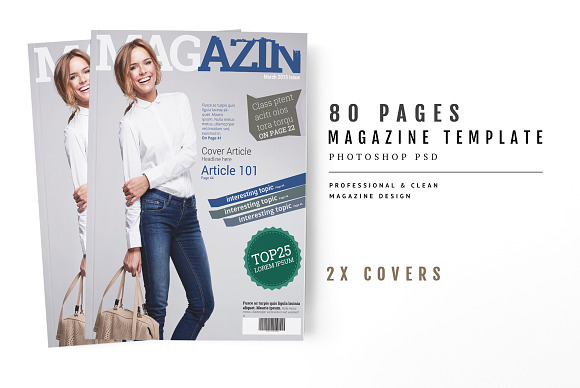 2000+ Magazine Bundle - 97% Off in Magazine Templates - product preview 57