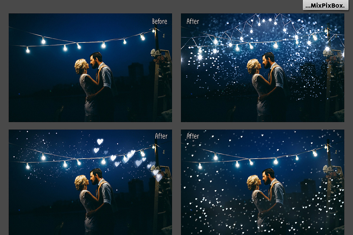 100 Silver Lights Photo Overlays in Photoshop Layer Styles - product preview 8