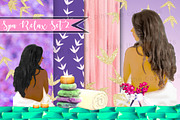 Spa clipart & Background papers 2