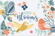Garden Blooms Clipart