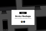 Dark Apple Device Mockups 