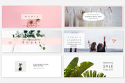 Pink Facebook Cover Pack
