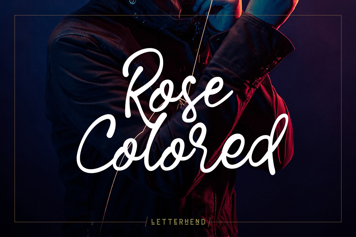 Rose Colored - Handwriting Script in Script Fonts - product preview 8