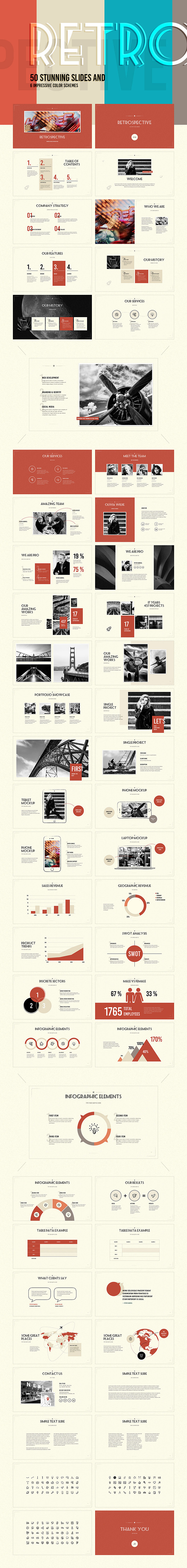 Retrospective PowerPoint Template in PowerPoint Templates - product preview 7