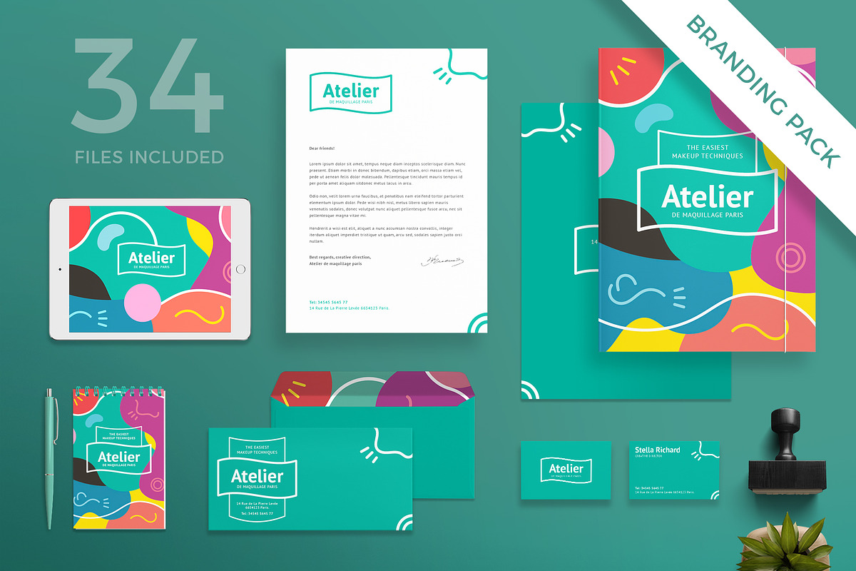 Branding Pack | Atelier in Branding Mockups - product preview 8
